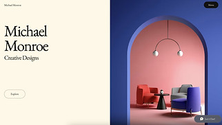 Interior Design website templates - Interior Designer (Soft)